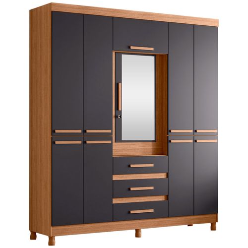 Ropero 4 puertas con gavetas y puerta con llave Fusion