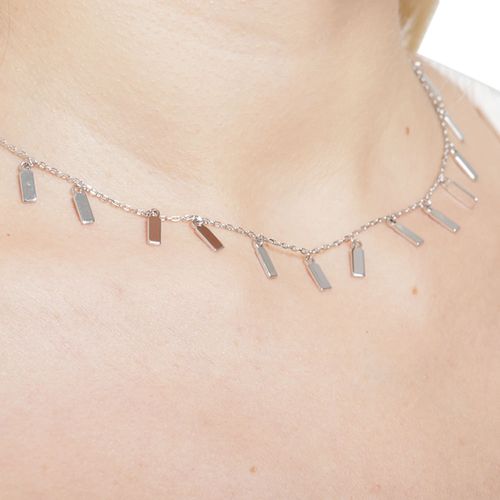 Collar de plata para mujer