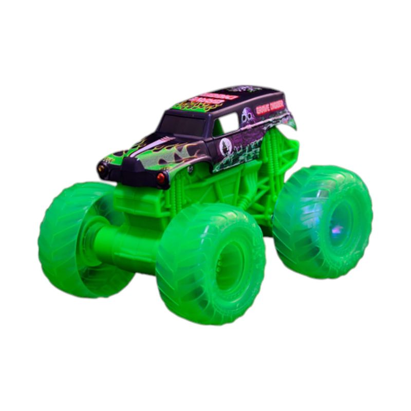 Camión Monster Jam Vehículo a Escala 1:43 Ruedas Luminosas