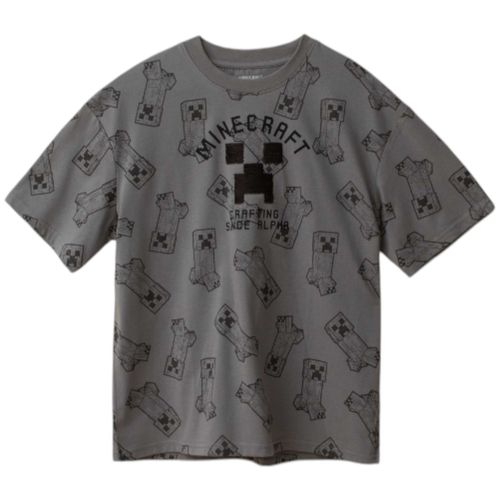 Camiseta gris con estampado para niño