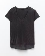 104873664-Blusa-Sfera-casual-negra-manga-corta-para-mujer