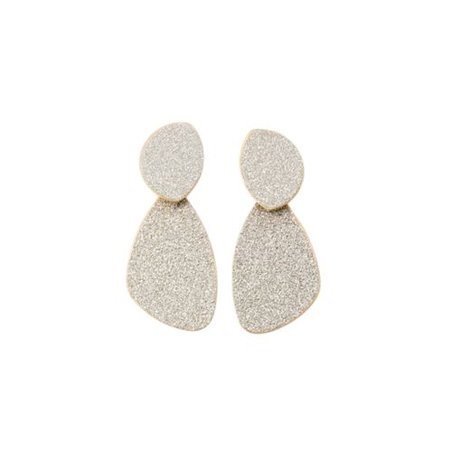 Aretes largos con brillos para mujer