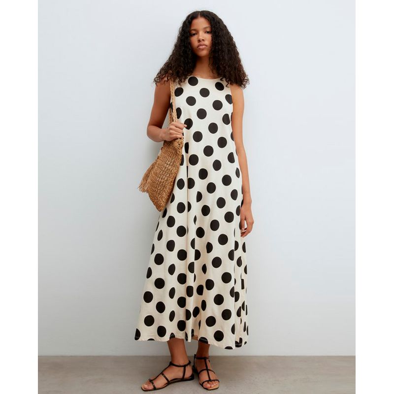 Vestido Largo Vestidos Midi Mujer Sfera Vestido Sfera Midi Con