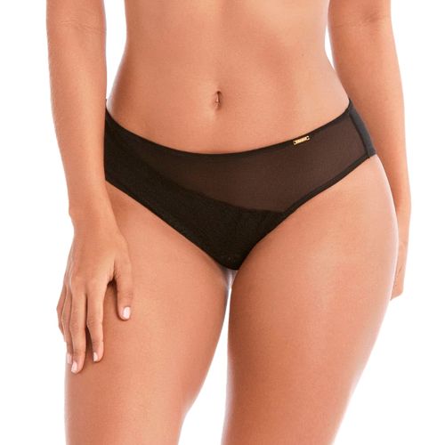 Bikini Laura negro de cintura media para mujer
