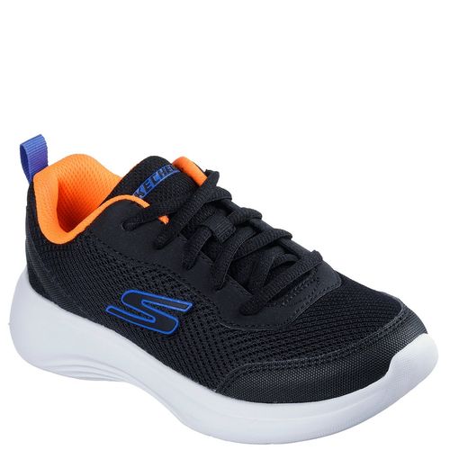 Zapato deportivo casual Skechers negro para niño