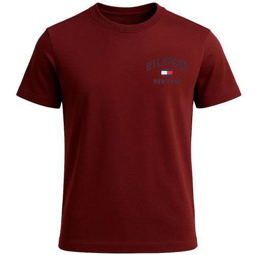 Camiseta roja con estampado para niño