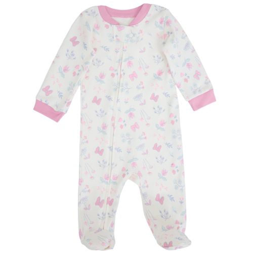 Pijama blanca con estampado de Minnie Mouse para bebé niña