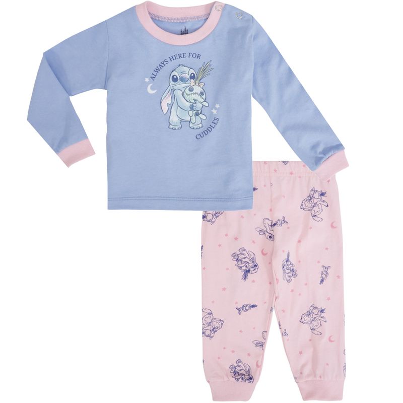 104795006-Pijama-de-2-piezas-bicolor-con-estampado-Stitch-para-bebe-niña