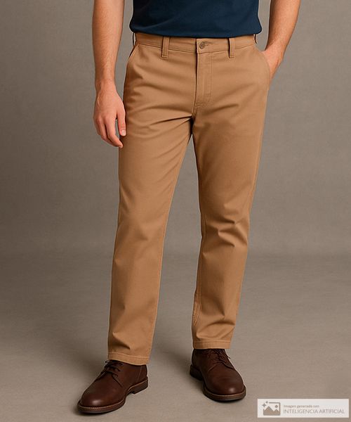 Pantalón Dockers Ultimate Chino Slim Fit café para hombre
