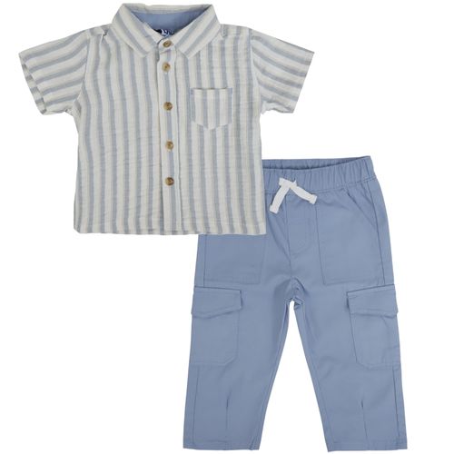 Conjunto de 2 piezas multicolor con estampado para bebé niño