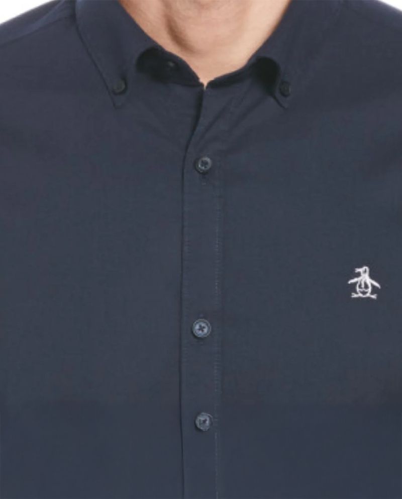 104929967-Camisa-casual-oxford-Penguin-azul-navy-solida-para-hombre