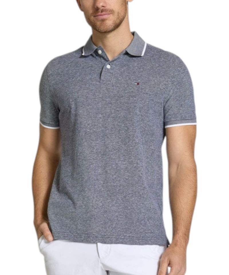 104842098-Camisa-polo-regular-fit-Tommy-Hilfiger-azul-heather-para-hombre