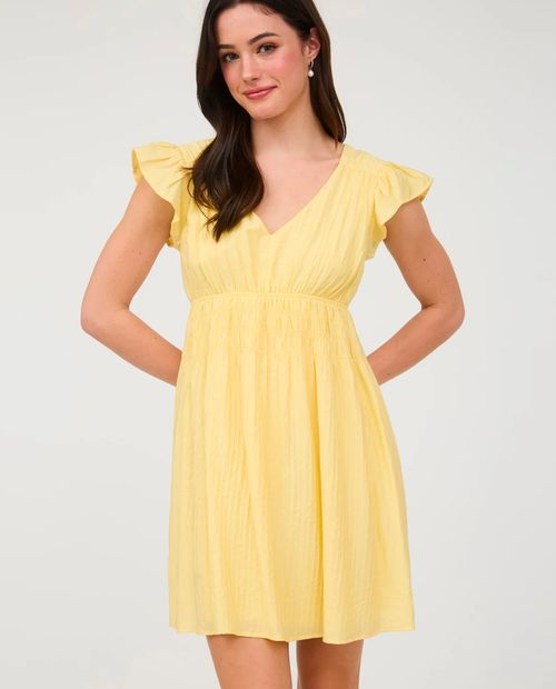 Vestido Mine casual manga corta para mujer