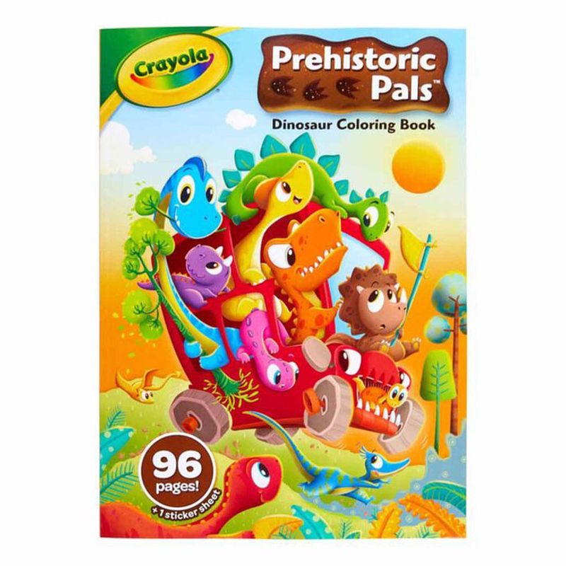 104772589-Libro-para-colorear-crayola-con-pegatinas--amigos-prehistoricos-96-paginas
