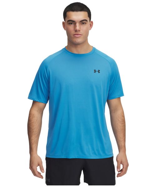 Camiseta deportiva Under Armour azul sólida para hombre