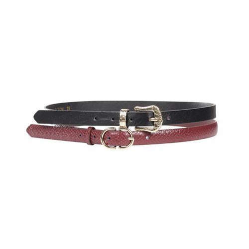 Set de cinturones Sfera negro/café para mujer