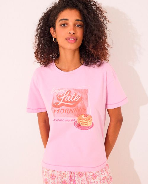 Camiseta de pijama Women Secret estampada para mujer