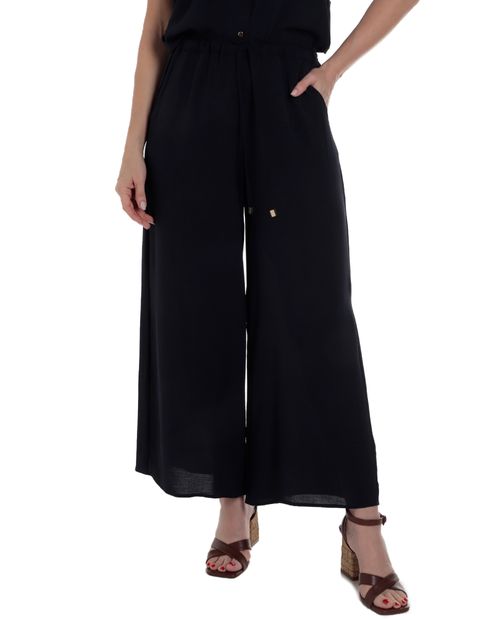 Pantalón Marcella palazzo de cintura alta para mujer