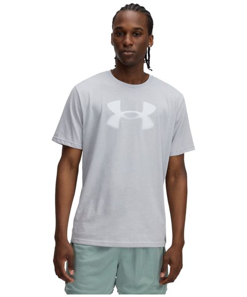 Camiseta deportiva Under Armour gris estampada para hombre