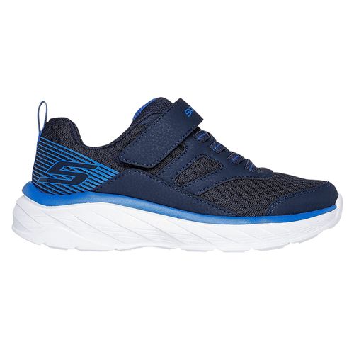 Zapato deportivo casual Skechers azul para niño