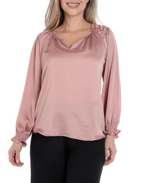 Blusa Marcella formal manga larga para mujer