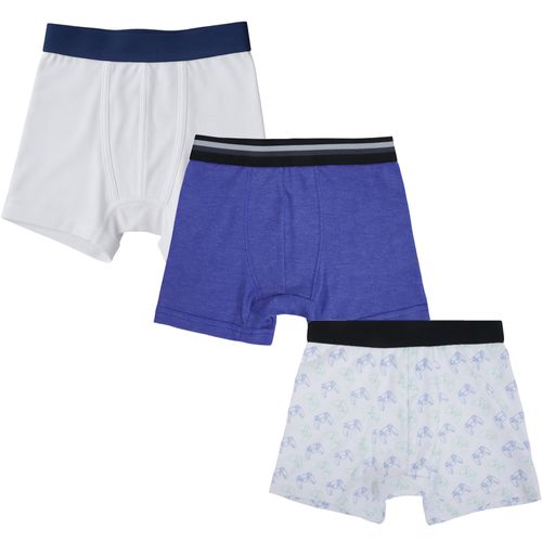 Set de 3 piezas de ropa interior multicolor con estampado para niño