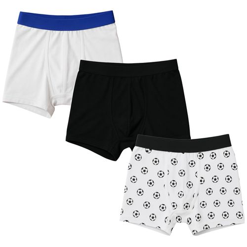 Set de 3 piezas de ropa interior multicolor con estampado para niño