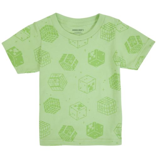 Camiseta verde con estampado para niño