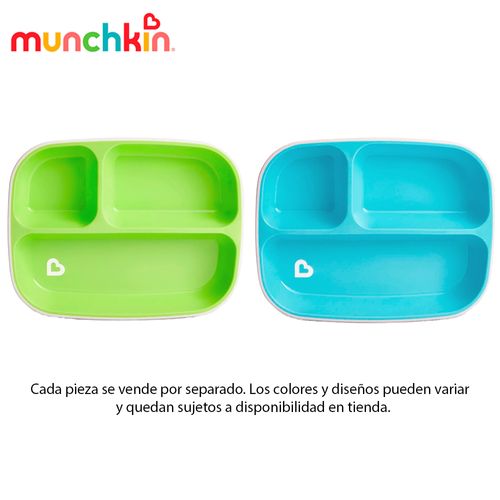 Set de 2 platos con compartimientos para bebé