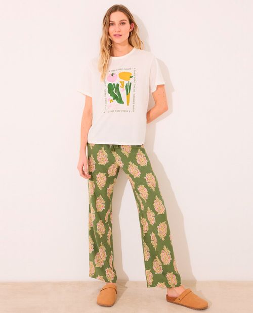 Pantalón de pijama Women Secret estampado para mujer