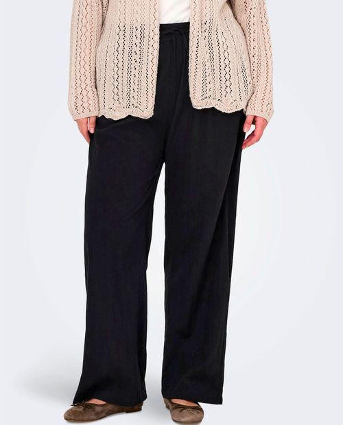 Pantalón Only Carmakoma pull on de cintura alta para mujer