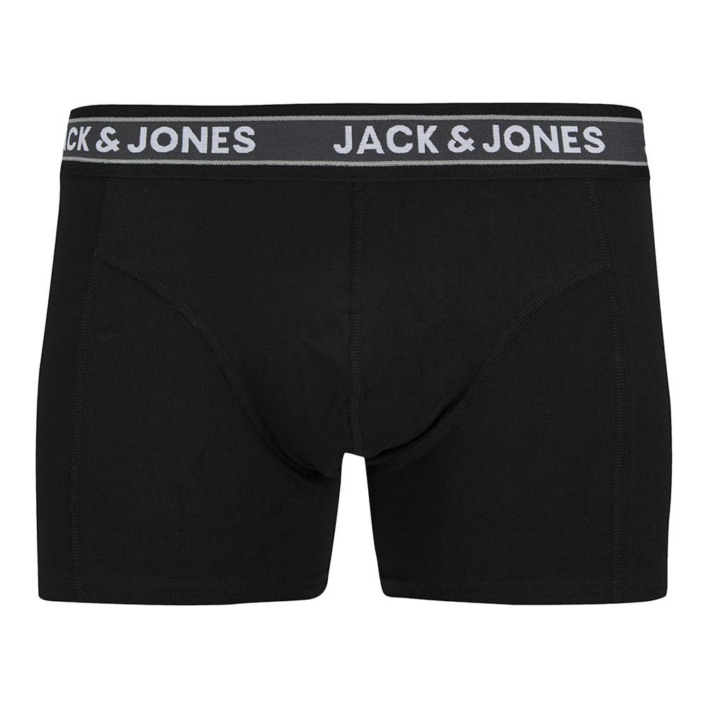 Jack & Jones OLIVER TRUNKS 5 PACK - Boxers - dark grey melange/gris foncé