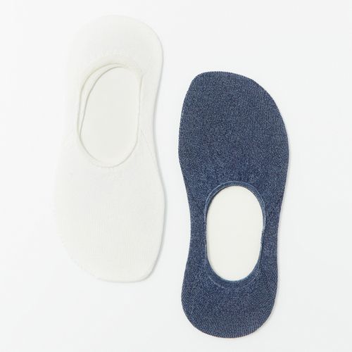 Pack de 2 pares de calcetines liner Sfera bicolor texturizados para hombre