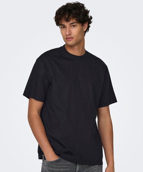 Camiseta básica Only & Sons relaxed fit sólida para hombre