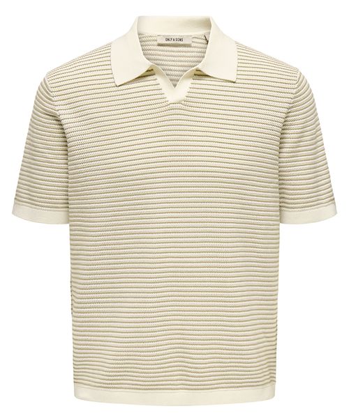 Camisa polo Only & Sons con textura para hombre