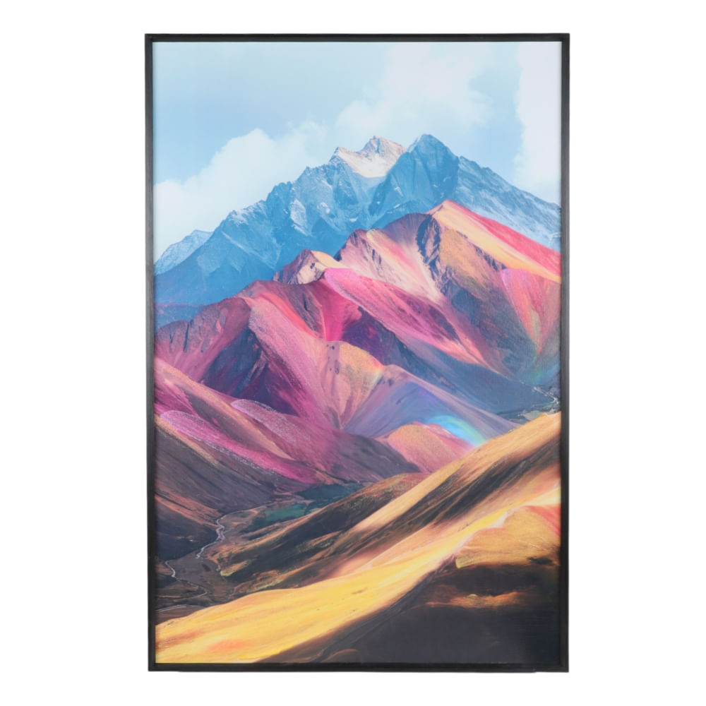 Cuadro decorativo paisaje de montañas 59x89 cm - Siman Costa Rica