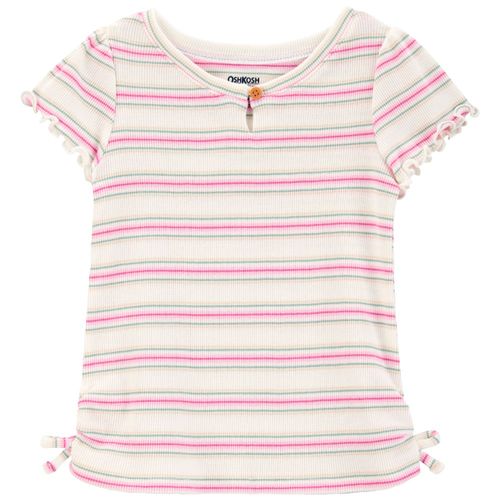 Blusa multicolor a rayas para niña