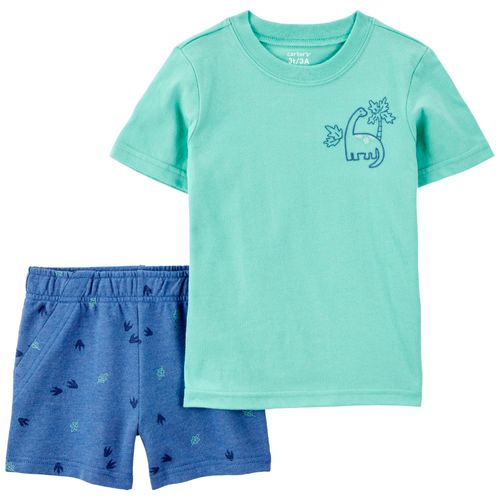 Conjunto de 2 piezas bicolor con estampado para bebé niño