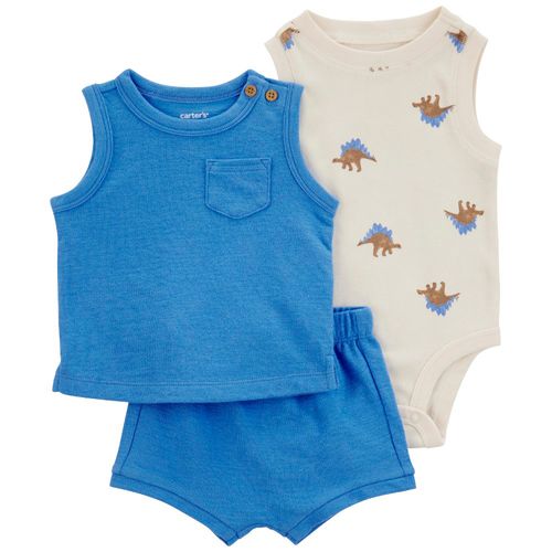 Conjunto de 3 piezas multicolor con estampado para bebé niño