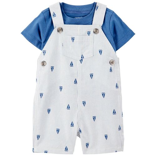 Conjunto de 2 piezas bicolor con estampado para bebé niño