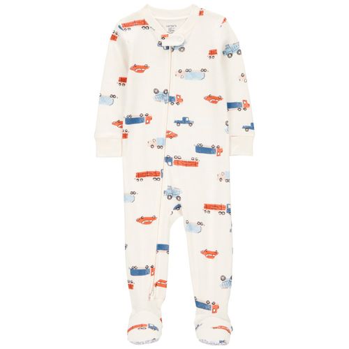 Pijama blanca con estampado para bebé niño