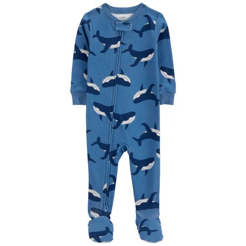 Pijama azul con estampado para bebé niño