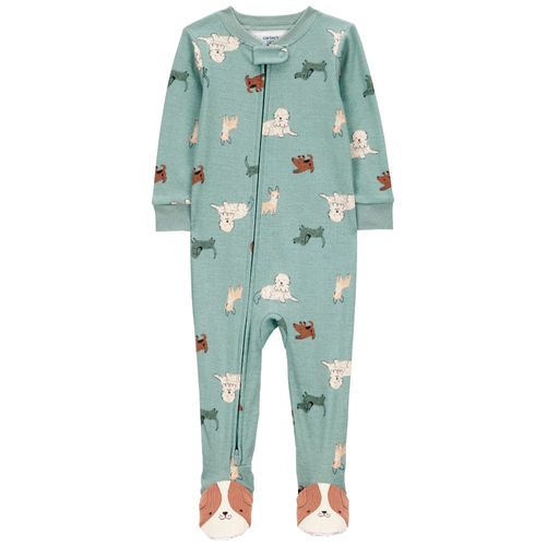 Pijama celeste con estampado para niño