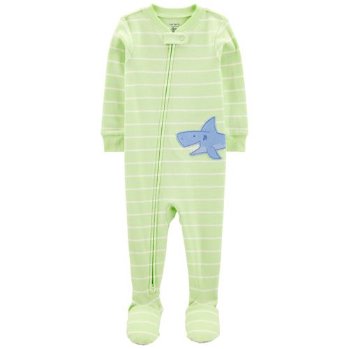 Pijama verde con estampado para niño