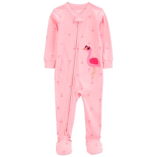 Pijama rosada con estampado para niña