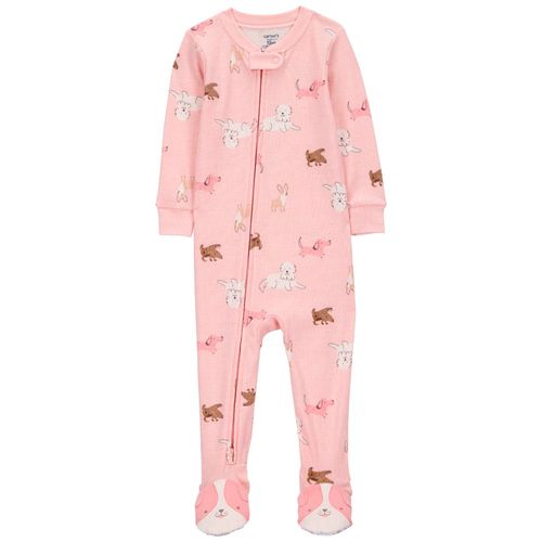 Pijama rosada con estampado para niña