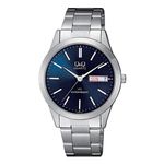 104896483---Reloj-Q-Q-analogo-metalico-plateado-para-hombre