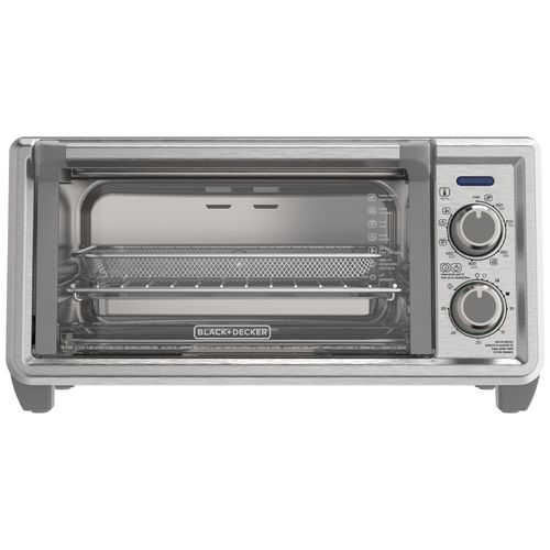 Horno Tostador y freidora de aire Black + decker 4 rebanadas
