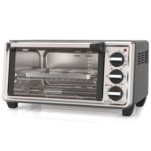 Horno tostador de 4 rebanadas, 5 funciones de cocción Black & Decker