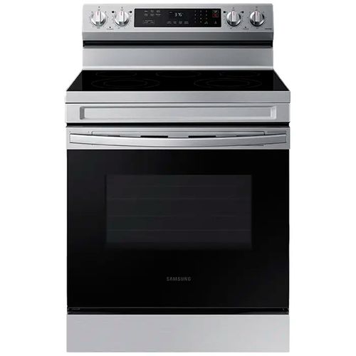 Cocina 5 quemadores con horno 6.3 PCU eléctrica NE63F6311SR/AP Samsung